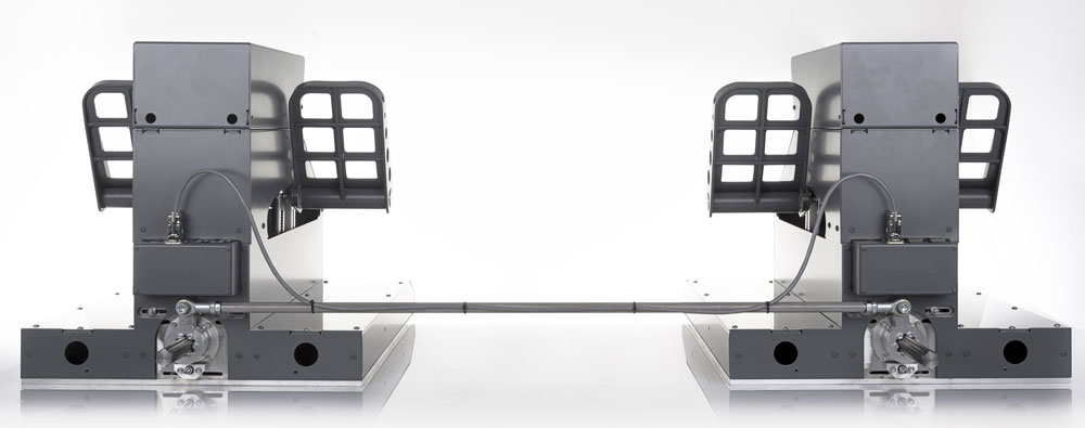 FSC B737NG UPFLOOR RUDDER PEDALS LINKED REAR